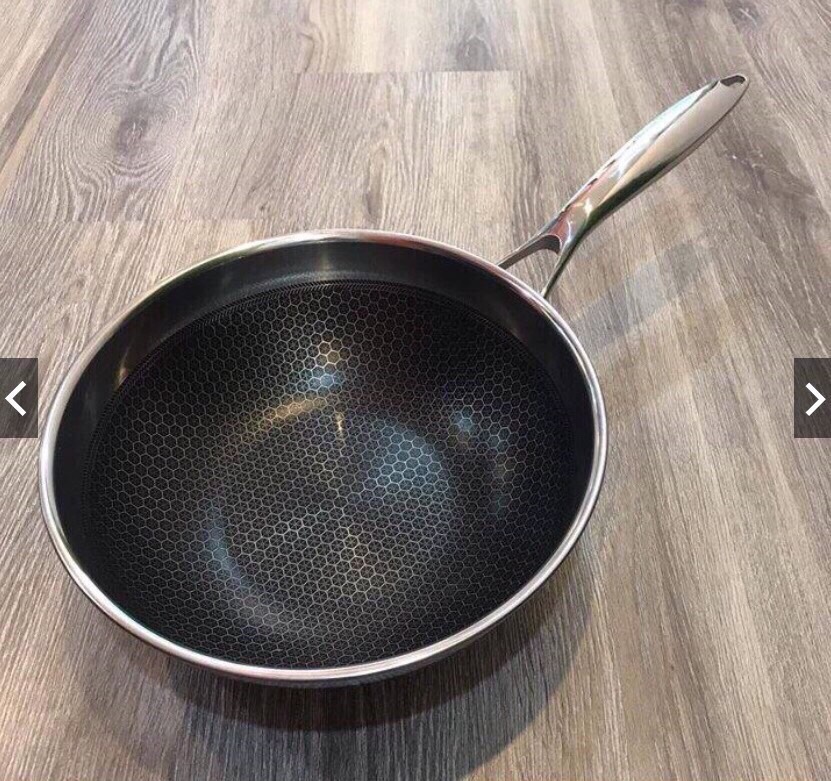 Chảo tổ ong siêu chống dính sâu lòng có lưới tổ ong size 32cm