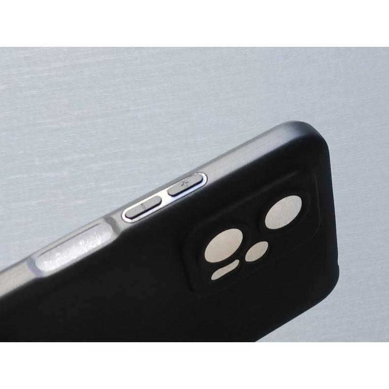 Ốp lưng dẻo cho Xiaomi Redmi Note 11T Pro 5G đen cao cấp, chống bám vân tay