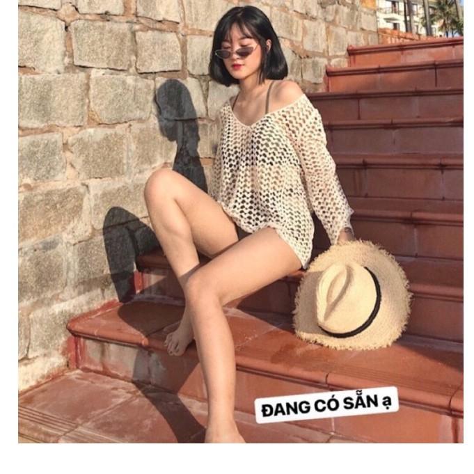 ️FLASH SALE️ÁO LƯỚI TIM ĐI BIỂN HÀNG QUẢNG CHÂU CÓ SẴN