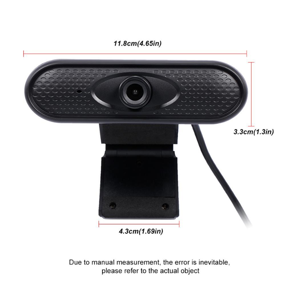 Full HD 1080P Webcam USB 2.0 Web Camera Noise Reduction for online Teaching