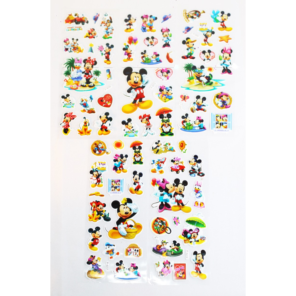 Set 5 Sticker Dán Trang Trí Hoạt Hình Mickey