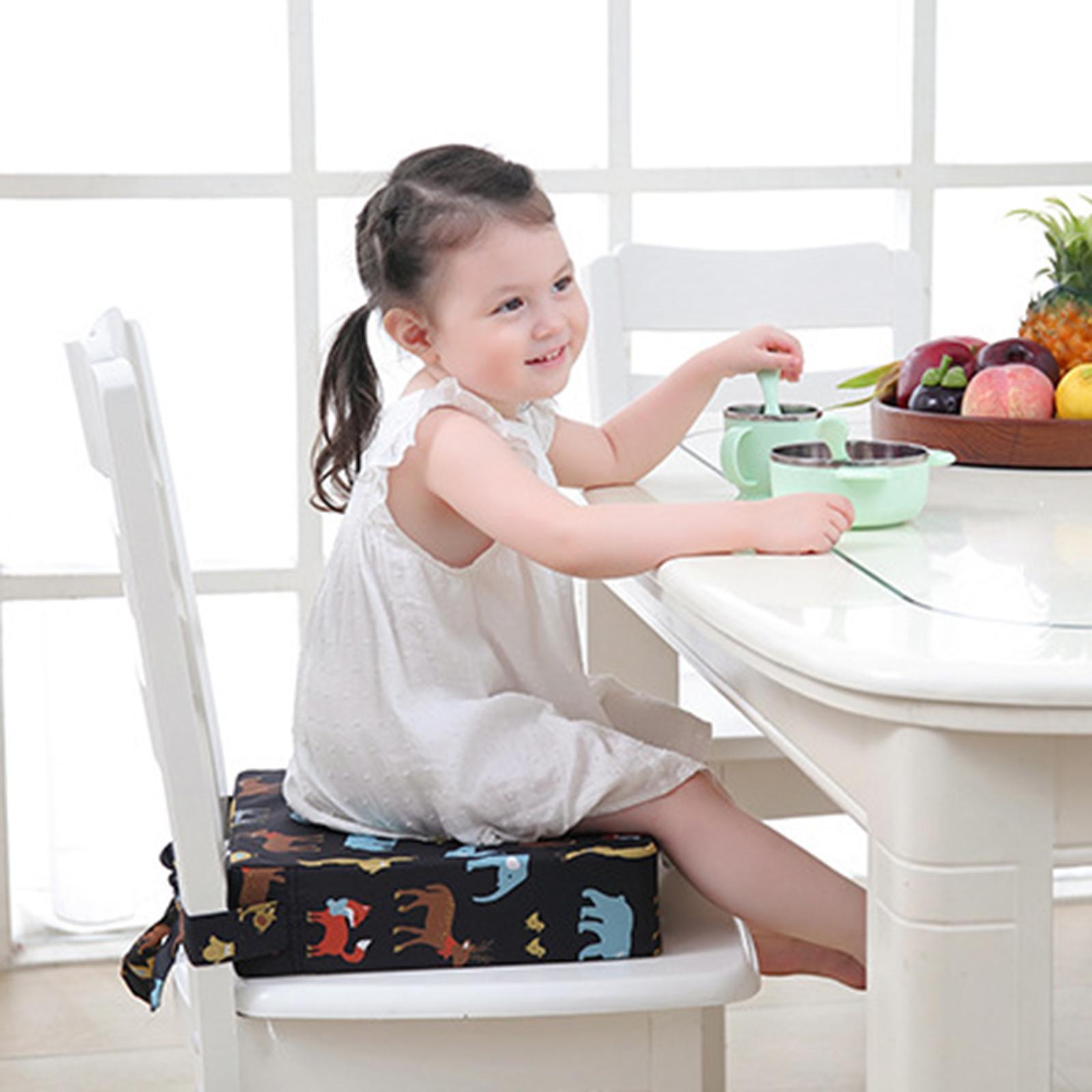 2Pcs Portable Dining Chair Cushion Baby Chair Seat