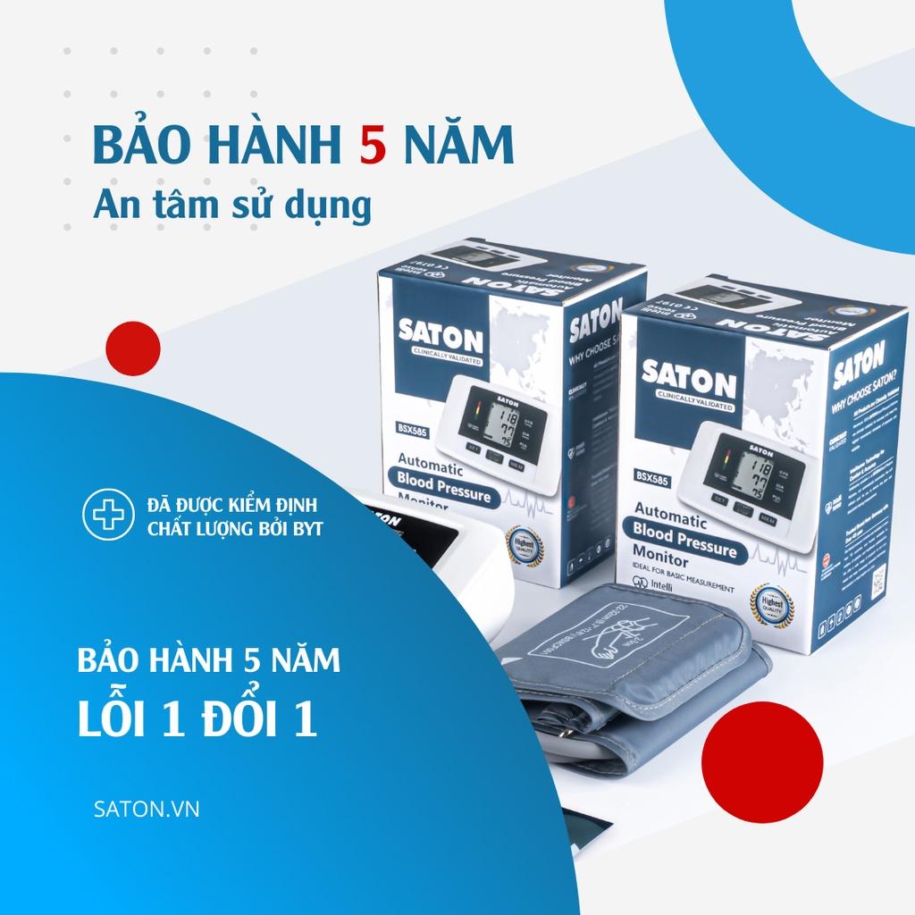 Máy đo huyết áp bắp tay tự động SATON BSX585 - Gian hàng chính hãng