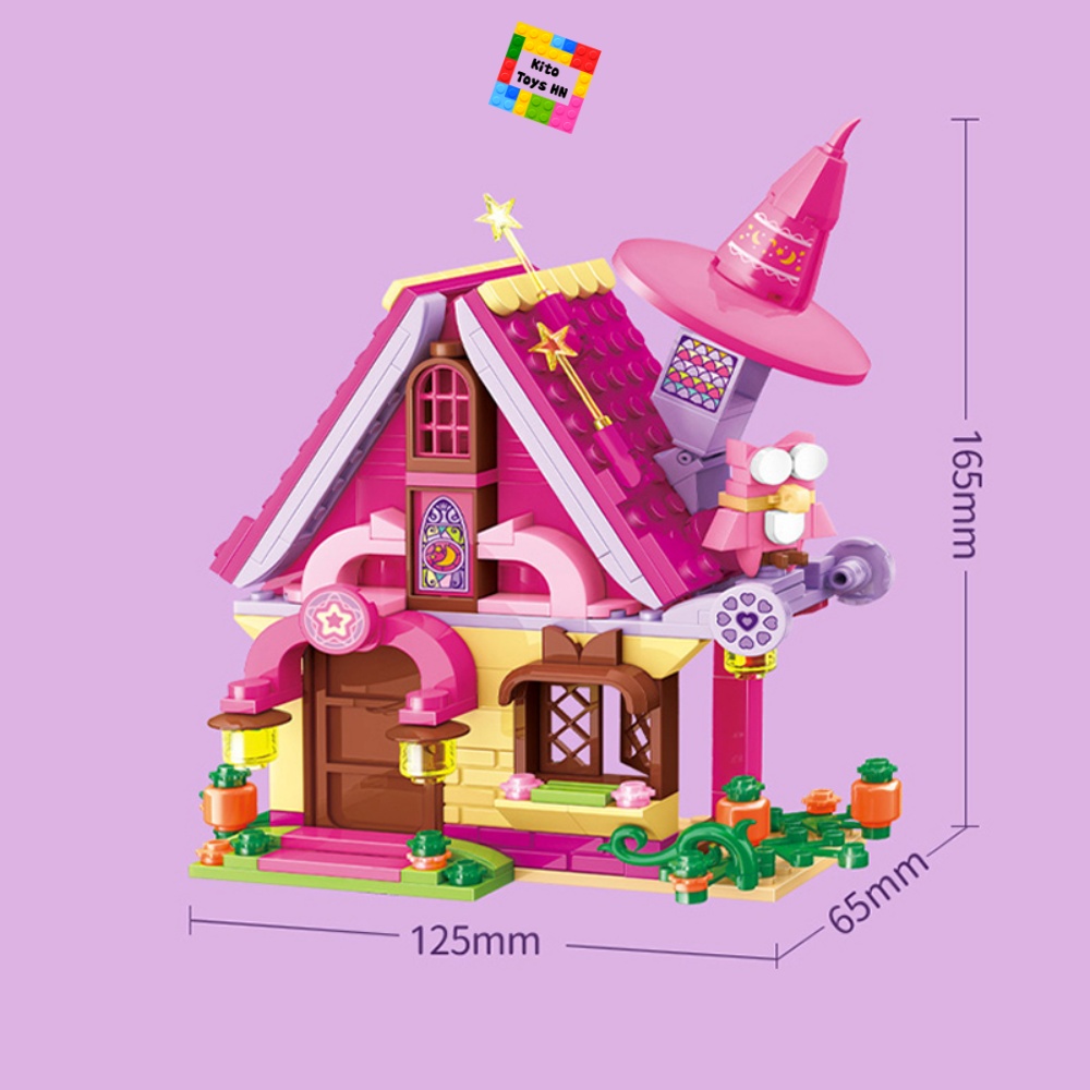 Bộ Đồ Chơi Lắp Ráp Mô Hình 72017 Mine-craft Mini World Nhà Phép Thuật Của Lilith 223 Chi Tiết Cho Trẻ Từ 6 Tuổi