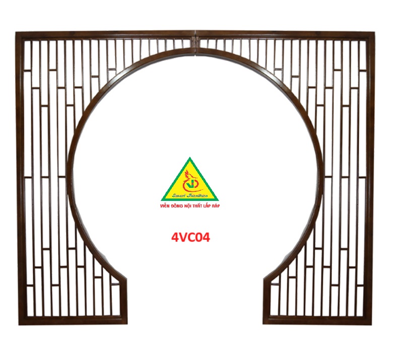 Vách ngăn cổng , vách ngăn phòng khách , vách ngăn phòng khách hiện đại 4VC03 - Nội thất lắp ráp Viễn Đông Adv