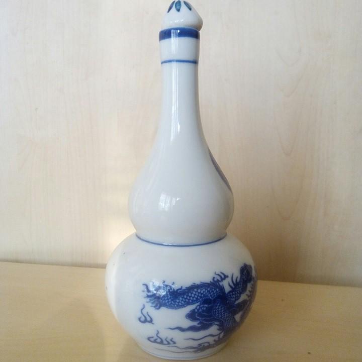Bầu gốm sứ Bát Tràng, loại 0.5L