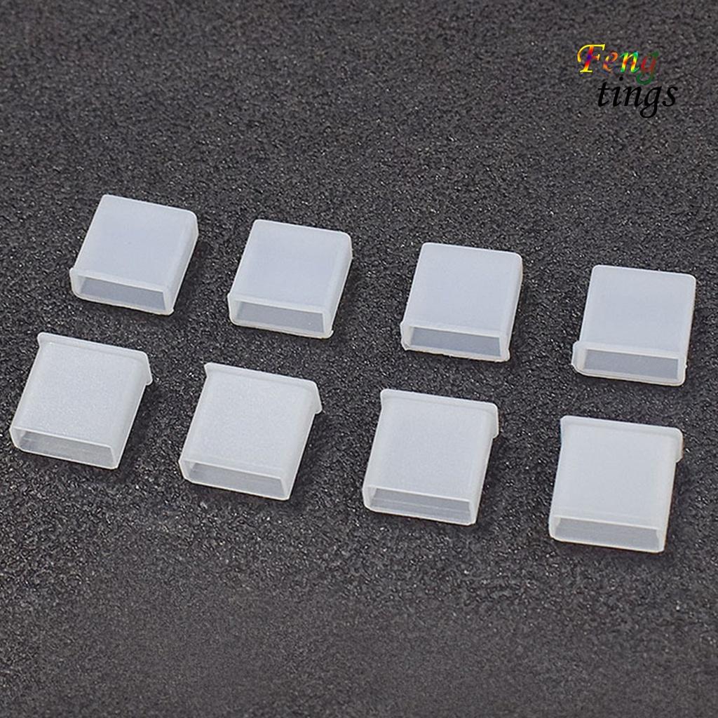 【ky】5PCS Plug Protector Cap Anti-Dust Reusable Plastic USB Charging Extension for Mobile Phone