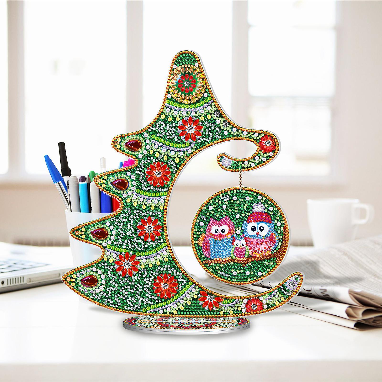 Bộ dụng cụ nghệ thuật kim cương Giáng sinh tự làm 5d Mosaic  Tree Christmas Decotation