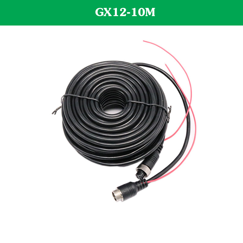Dây Camera Lùi Xe Tải Jack GX12 4 Chân Có Dây Kích Màn Hình