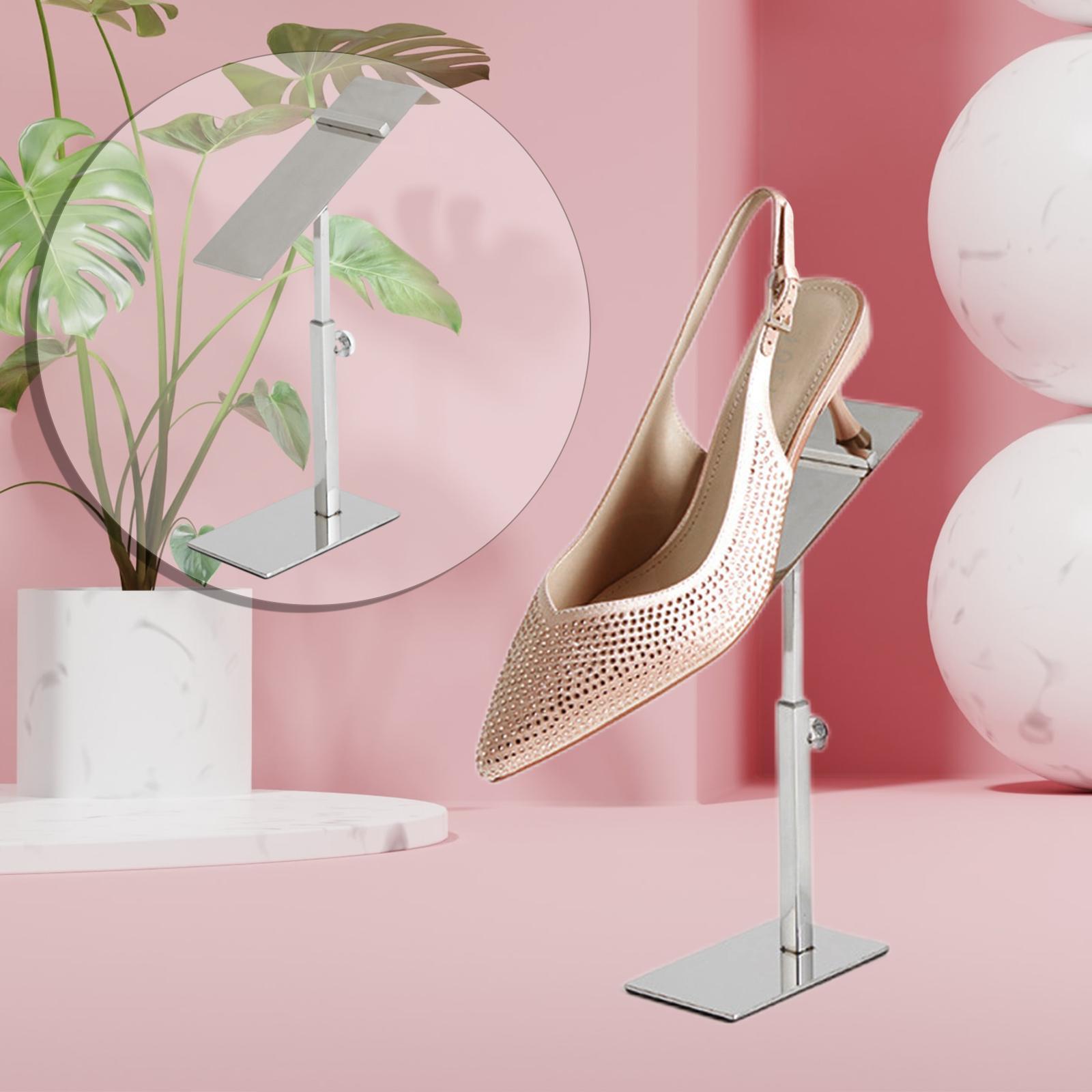 Shoe Display Stand, Shoe Display Rack Holder, Metal Display Stands, Shoe Store Display Stands for Women's Sandal, Sports Shoes