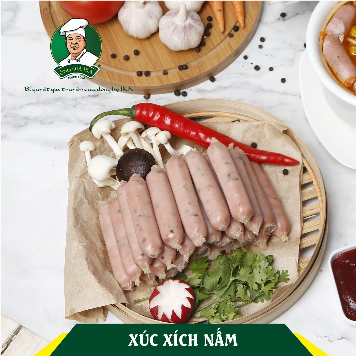 Xúc xích Nấm 400g
