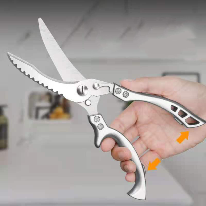 Kéo Cắt Thực Phẩm Nhà Bếp Cao Cấp Cắt Cành Cây Cắt Đồ Đa Năng Jodily Hàng Nhật Nội Địa