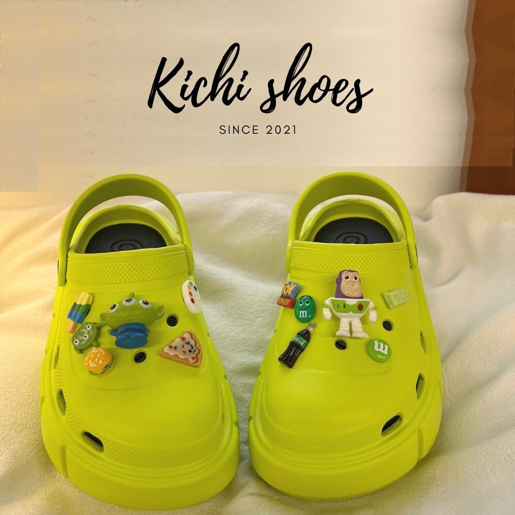 Dép sục đế cao dày phiên bản đặc biệt hình Toy Story Giày sục sandal phong cách ulzzang Kichi