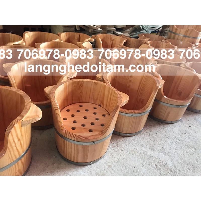 Thùng gỗ xông đầu dưỡng sinh