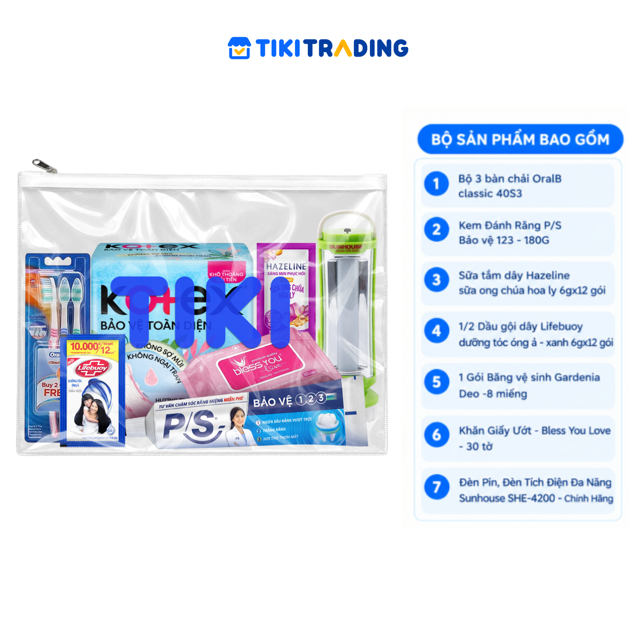 Bộ đồ dùng thiết yếu - Túi vật phẩm cá nhân
