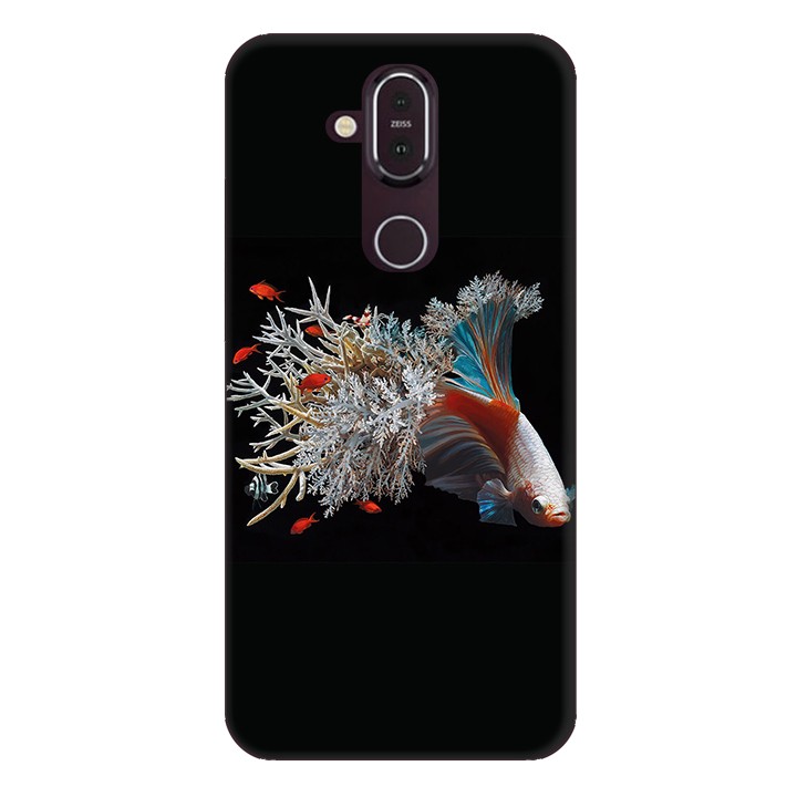 Ốp lưng dành cho điện thoại Nokia 8.1 Cá Betta Mẫu 2