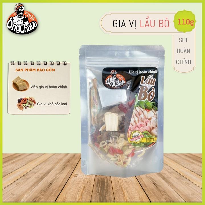Gia Vị Nấu Lẩu Bò Hoàn Chỉnh Ông Chà Và 110g