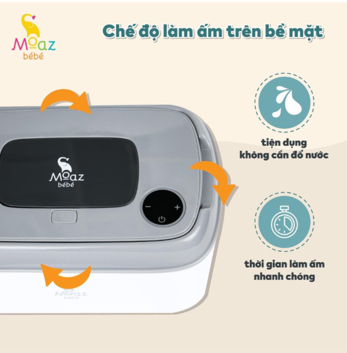 Thiết Bị Làm Nóng Khăn Giấy Ướt Moaz Bé Bé MB-008