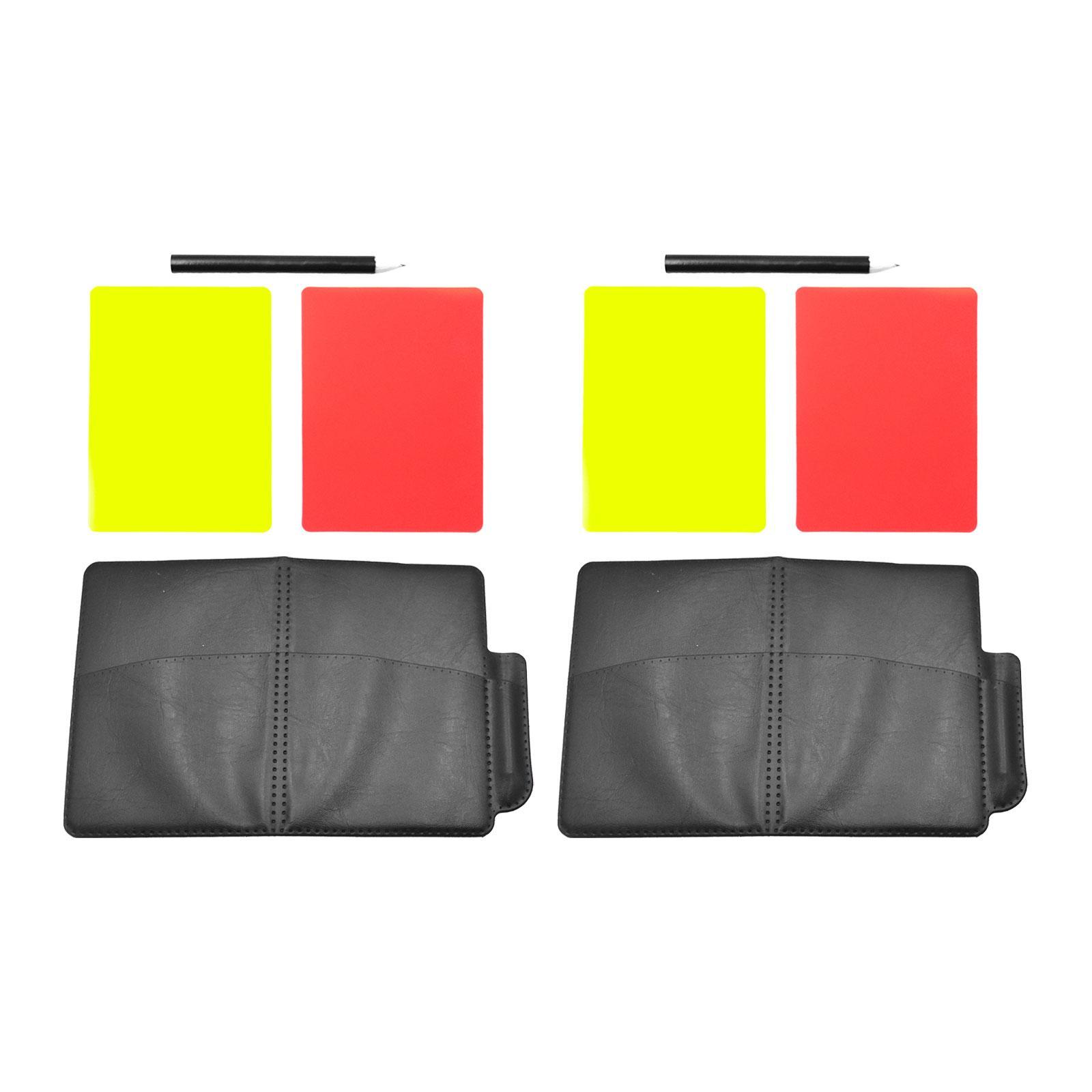 Soccer Referee Card Sets Referee Cards for Football Soccer Outdoor Sports
