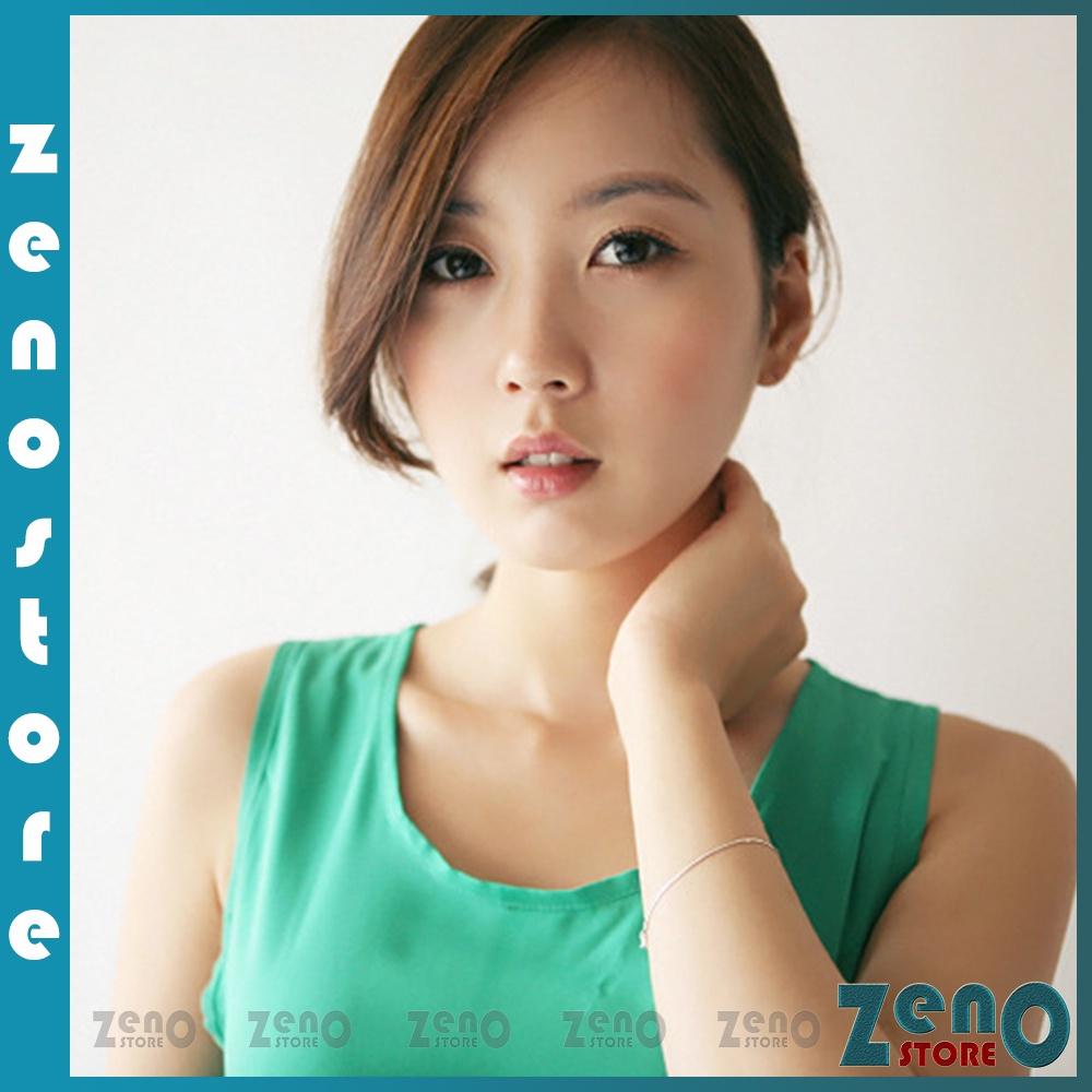 Vòng tay basic ZenO , lắc tay hợp kim bạc 925 và titan