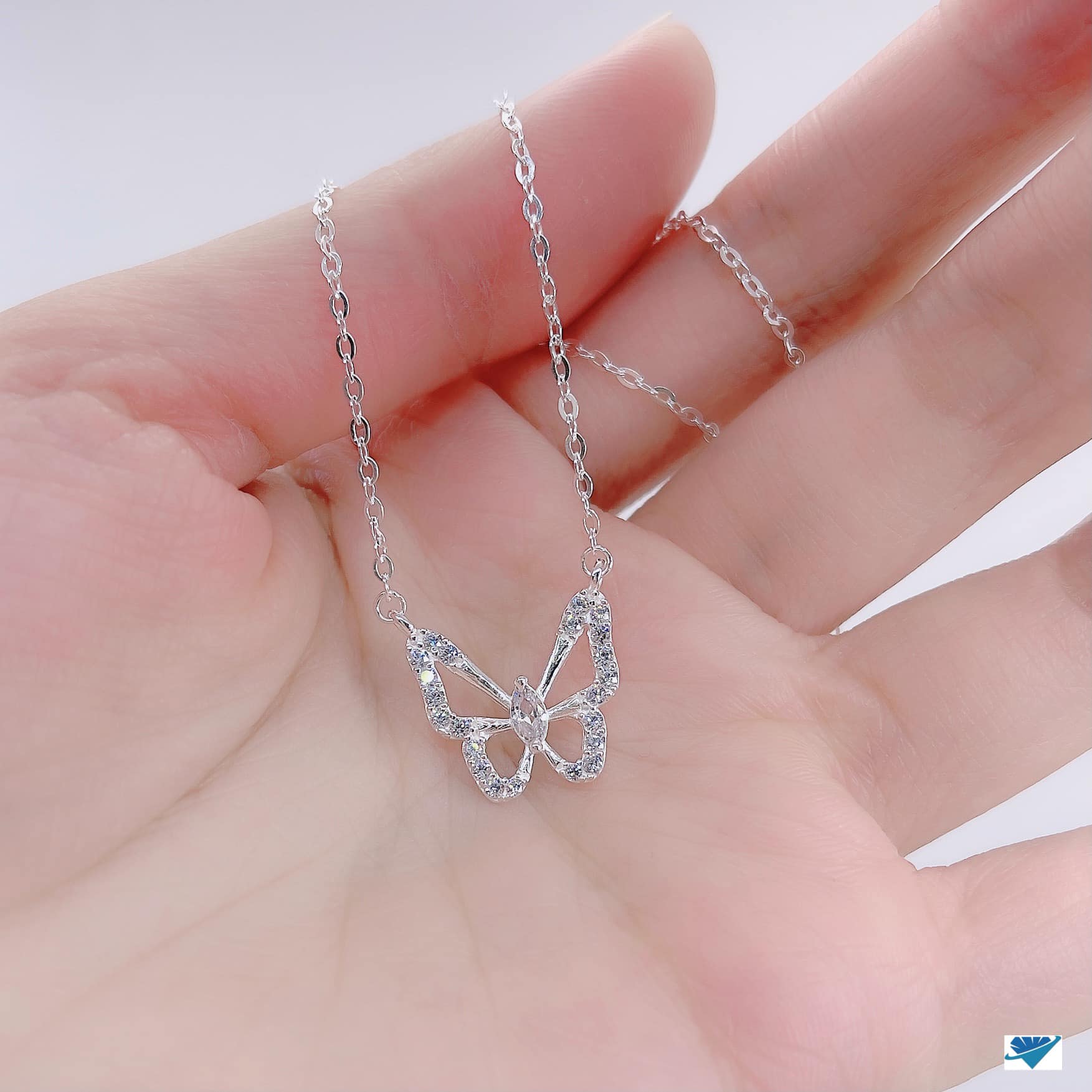 Bộ trang sức bạc mặt bướm chất liệu bạc s925 MS018