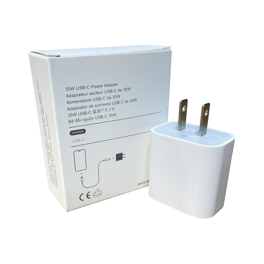 Bộ dây và củ sạc nhanh 35w type C dùng cho IP 17, 16, 15, Galaxy Note10 Plus, S20 Ultra và các dòng điện thoại dùng chung cổng Type C - Hàng nhập khẩu