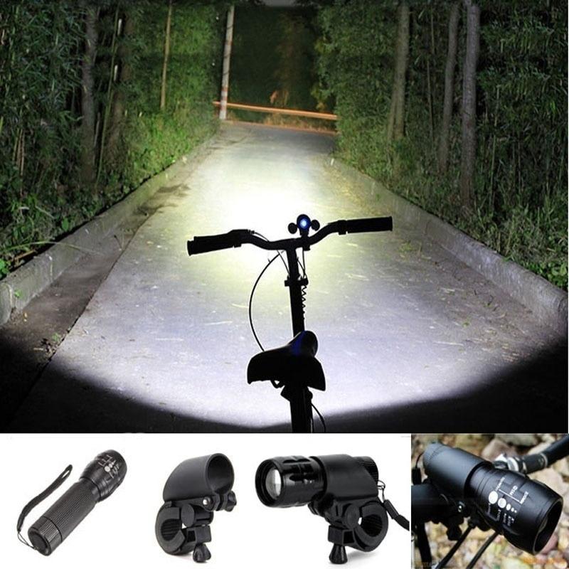 Đèn pin LED MỚI Đèn pin Kẹp gắn xe đạp Đèn pin phía trước Giá đỡ đèn pin Đèn lồng Xe đạp để đi xe đạp Cắm trại ngoài trời