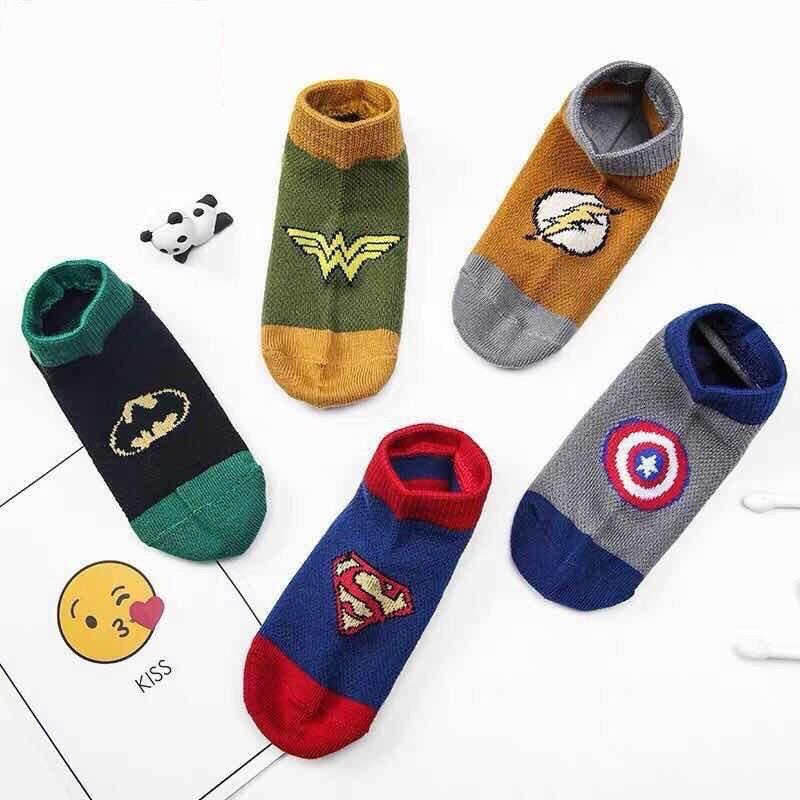 Set 10 Đôi Tất Siêu Nhân Cho Bé