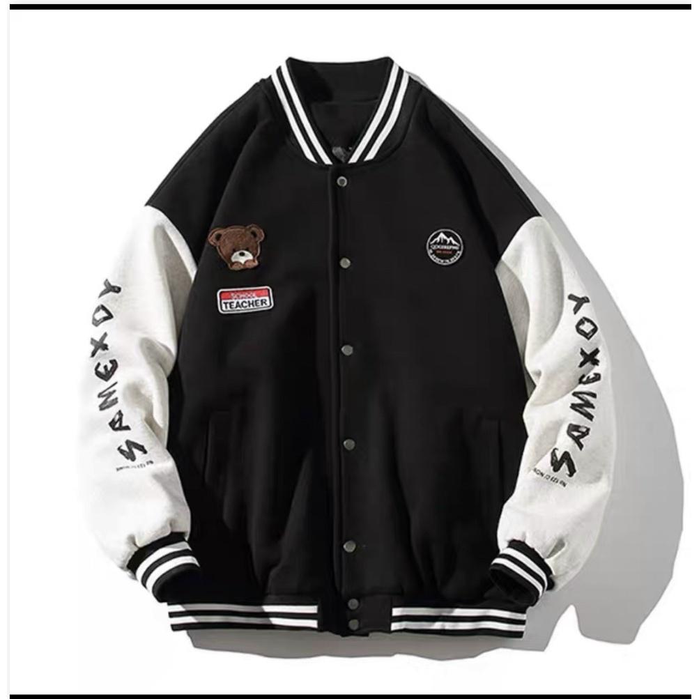 ÁO KHOÁC BOMBER BÓNG CHÀY FORM RỘNG CHO GIỚI TRẺ CỰC CHẤT TKT