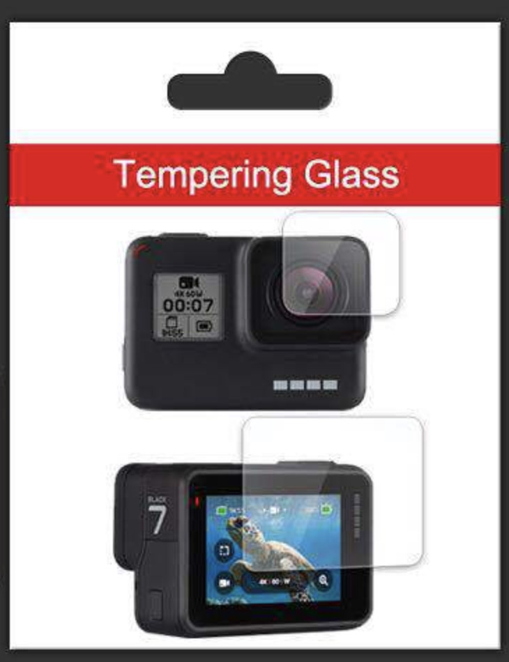 Film miếng dán cường lực cho Gopro 8 black giúp bảo vệ chống trầy chống bụi - đầy đủ phụ kiện dán