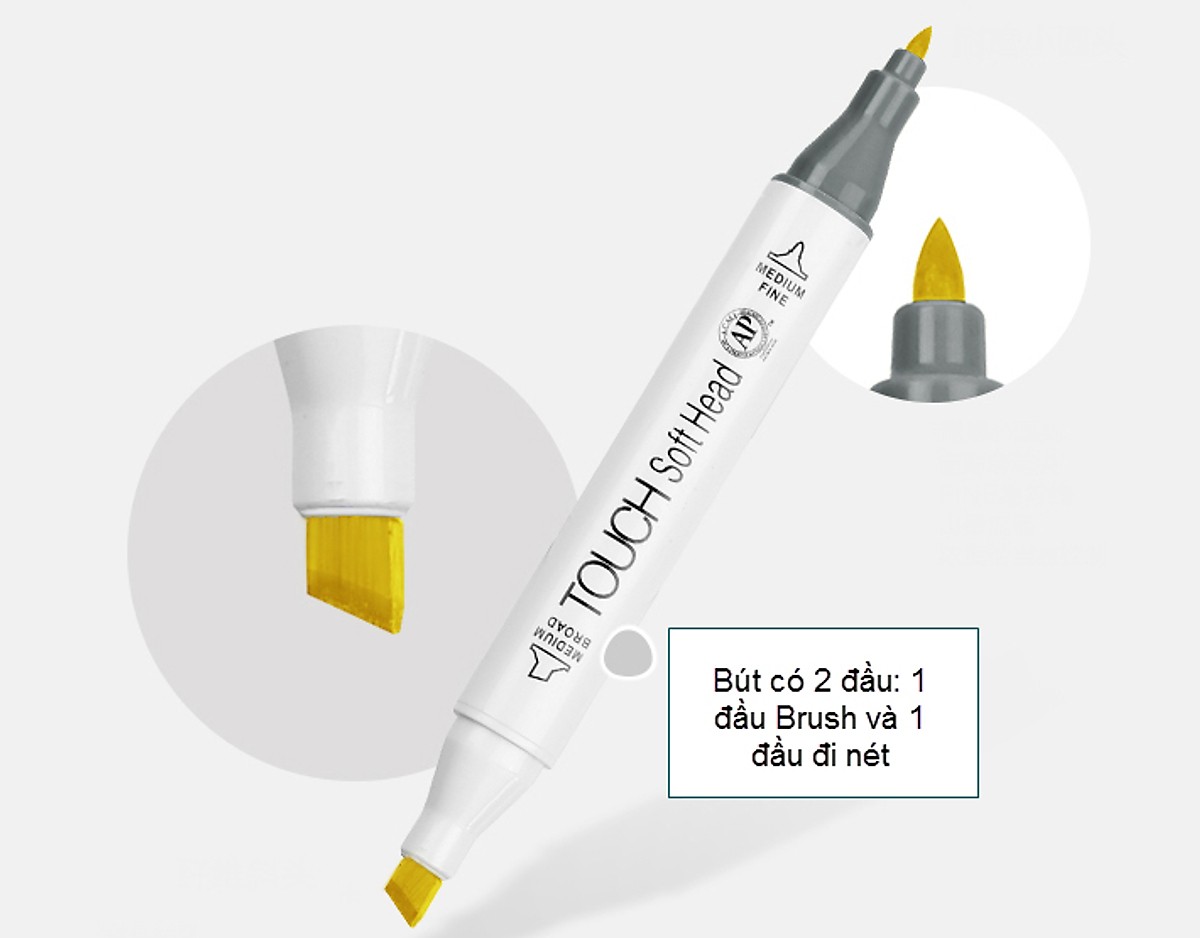 Bút Marker TOUCH SOFT HEAD Lẻ ( Nhóm 6