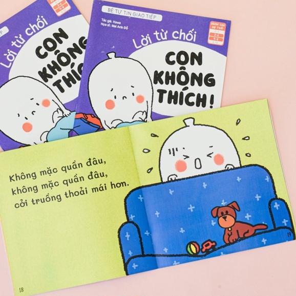 Sách Ehon - Bé Tự Tin Giao Tiếp - cho trẻ từ 3-8t (Bộ 6 cuốn + lẻ tùy chọn)