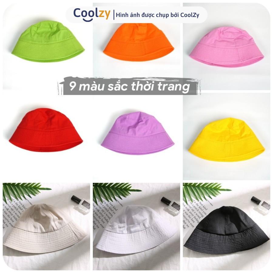 Mũ bucket trơn ️ Nón tai bèo vành cụp trơn nhiều màu sắc Ulzzang form unisex nam nữ