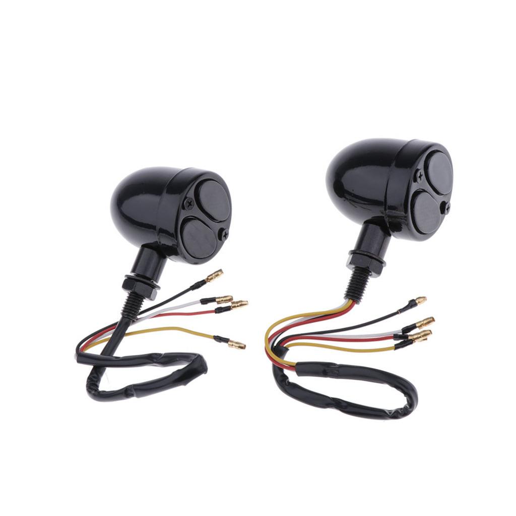 Motorcycle  Turn Signal Amber& Red Blinker Indicator Light for