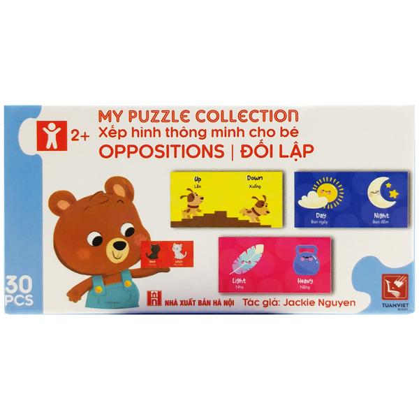 Đồ Chơi Xếp Hình Thông Minh Cho Bé - My Puzzle Collection: Oppositions - Đối Lập (30 Mảnh Ghép)