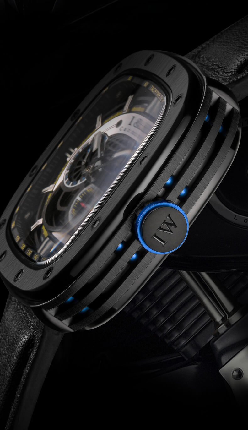 Đồng hồ nam chính hãng IW CARNIVAL IW666G-1 Kính sapphire ,chống xước,Chống nước ,Bảo hành 24 tháng,Máy cơ ,Dây da cao cấp,thiết kế lộ cơ thể thao