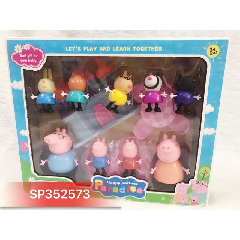 Hộp heo Peppa 9c lâu đài , 7025-4 - SP352573