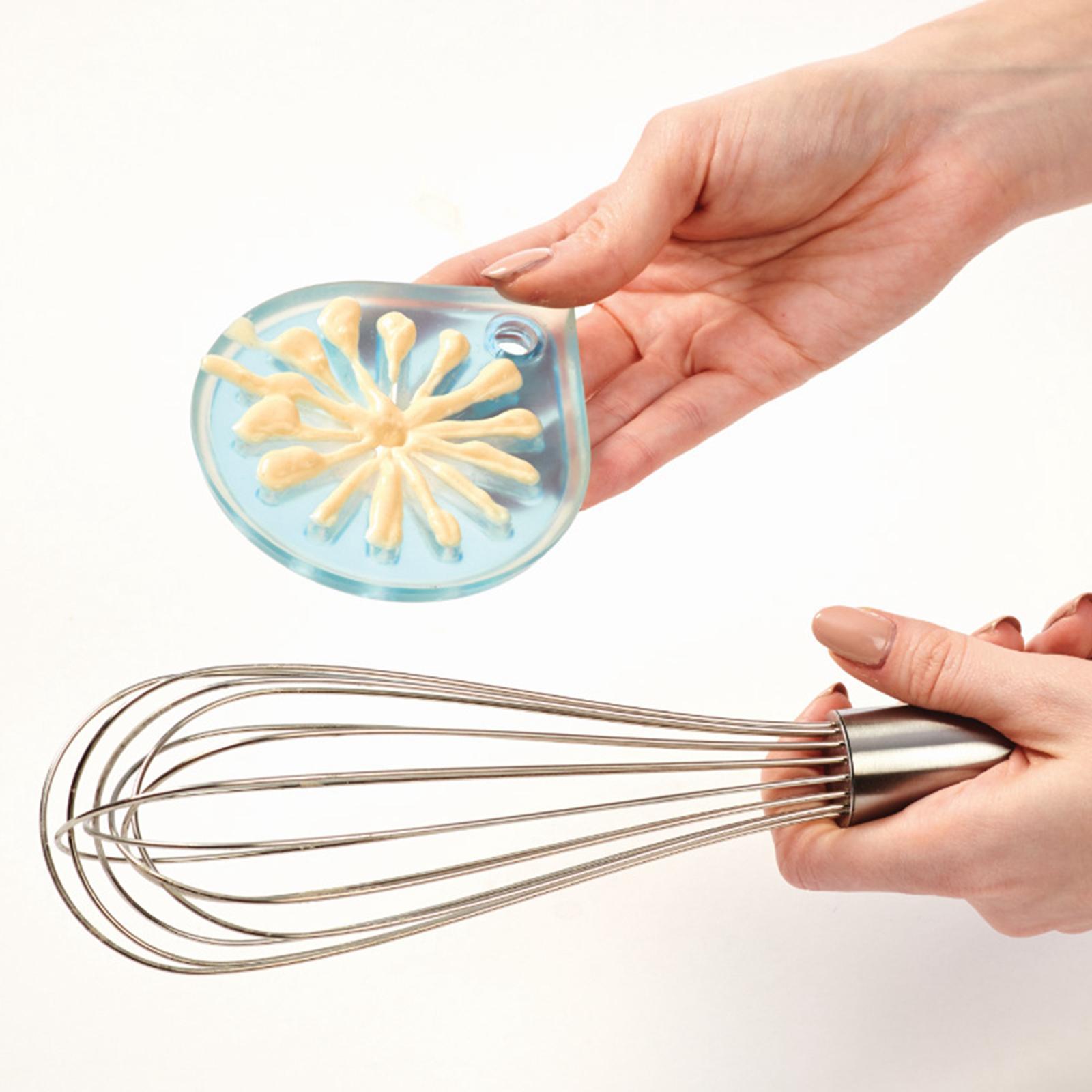 Egg Beater Scraper Multipurpose for Egg Whisk Beater Mixer Beating Stirring