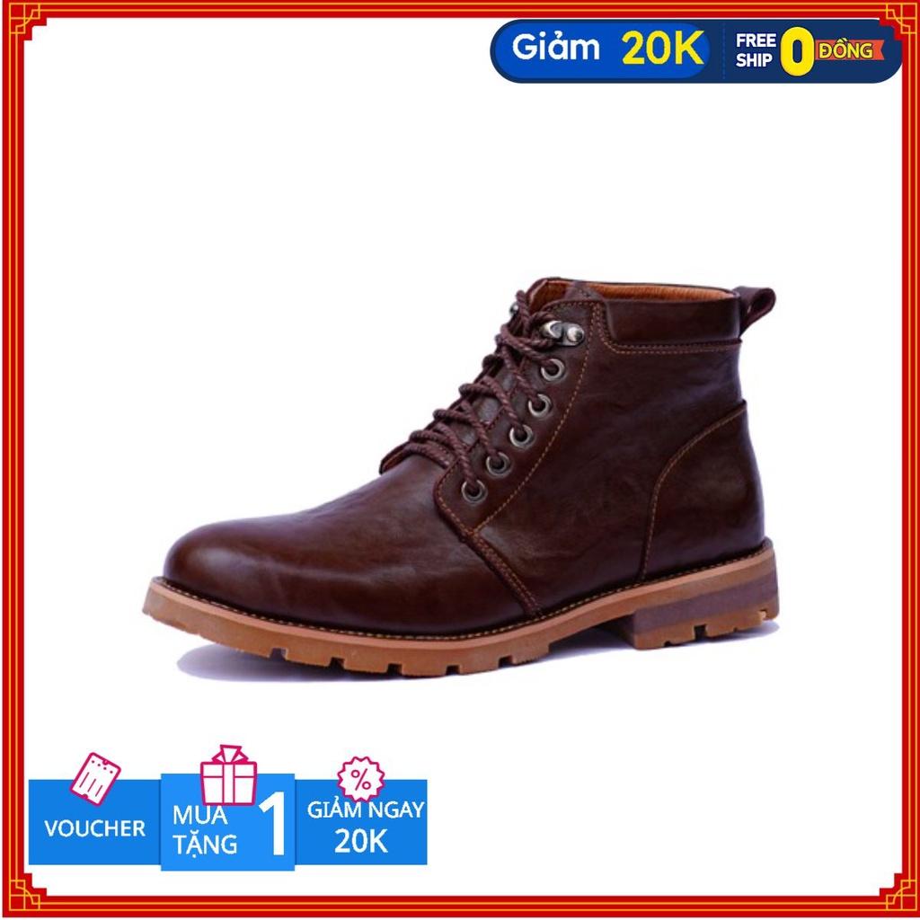 Giày Casual Boots MenZa Nâu