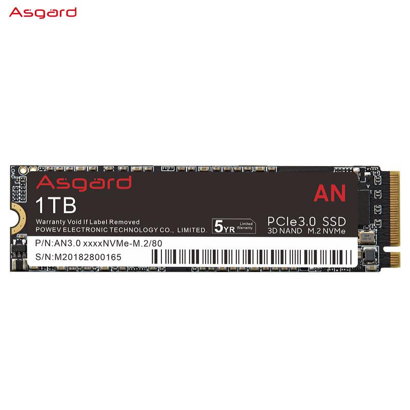Asgard Solid State Drive M.2 SSD NVME AN2 500GB Solid State Drive 2280 ổ cứng ổ cứng nội bộ cho máy tính xách tay