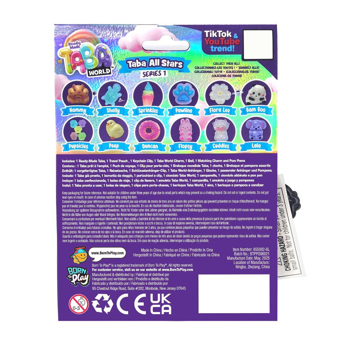 Đồ Chơi Móc Khóa Squishy - Taba World 855002-6L - Rùa Nhỏ