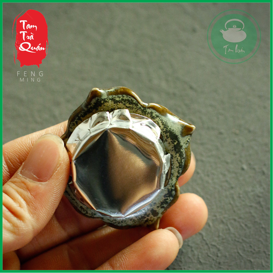 Quả hồng gốm trang trí và đựng trà