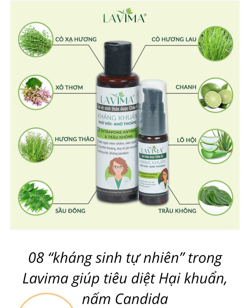 COMBO 2 BỘ GEL PHỤ KHOA LAVIMA (GEL DUNG DỊCH VỆ SINH PHỤ NỮ + GEL BÔI PHỤ KHOA) MẪU MỚI - GIÚP VÙNG KÍN LUÔN KHÔ THOÁNG, HẾT MÙI HÔI - CÂN BẰNG ĐỘ PH, ĐỒNG THỜI TIÊU DIỆT VI KHUẨN