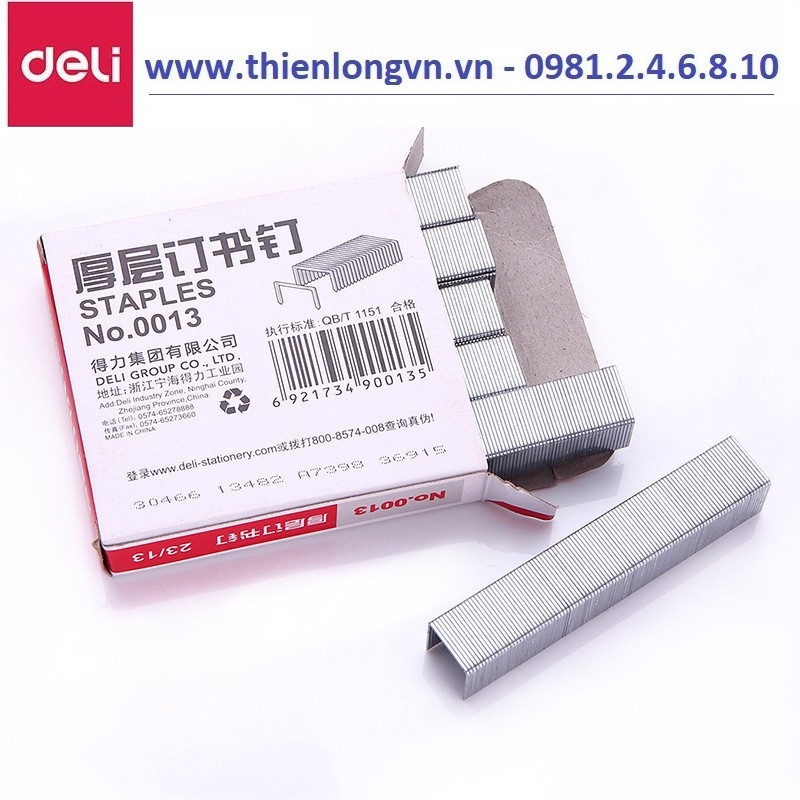 Ghim dập 23/13 Deli 0013