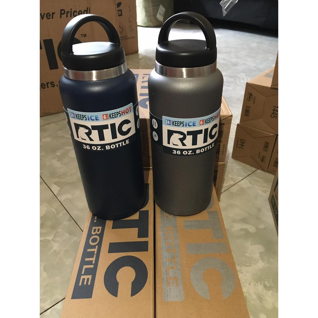 Bình Giữ Nhiệt Rtic 36oz (1 Lít) Bằng Thép Không Gỉ - Bình Nước Giữ Nhiệt Mỹ