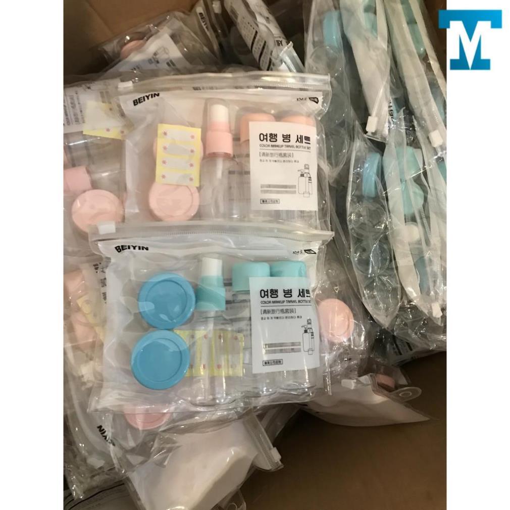 Set 7 món chiết mỹ phẩm kèm túi zip - PKTQ