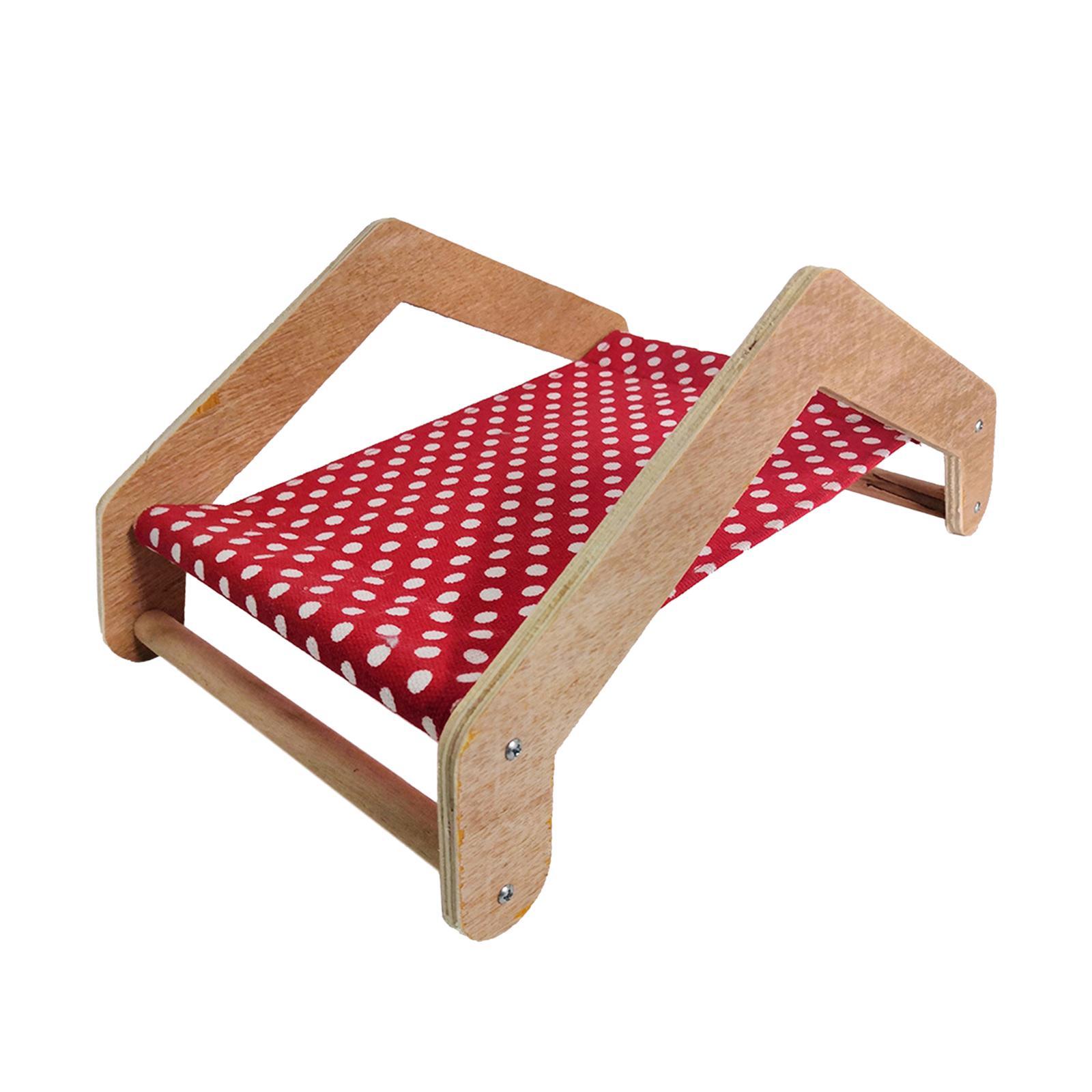 Guinea Pig Hammock Wood Guinea Pig Wooden Bed for Ferrets Hedgehogs Hamsters