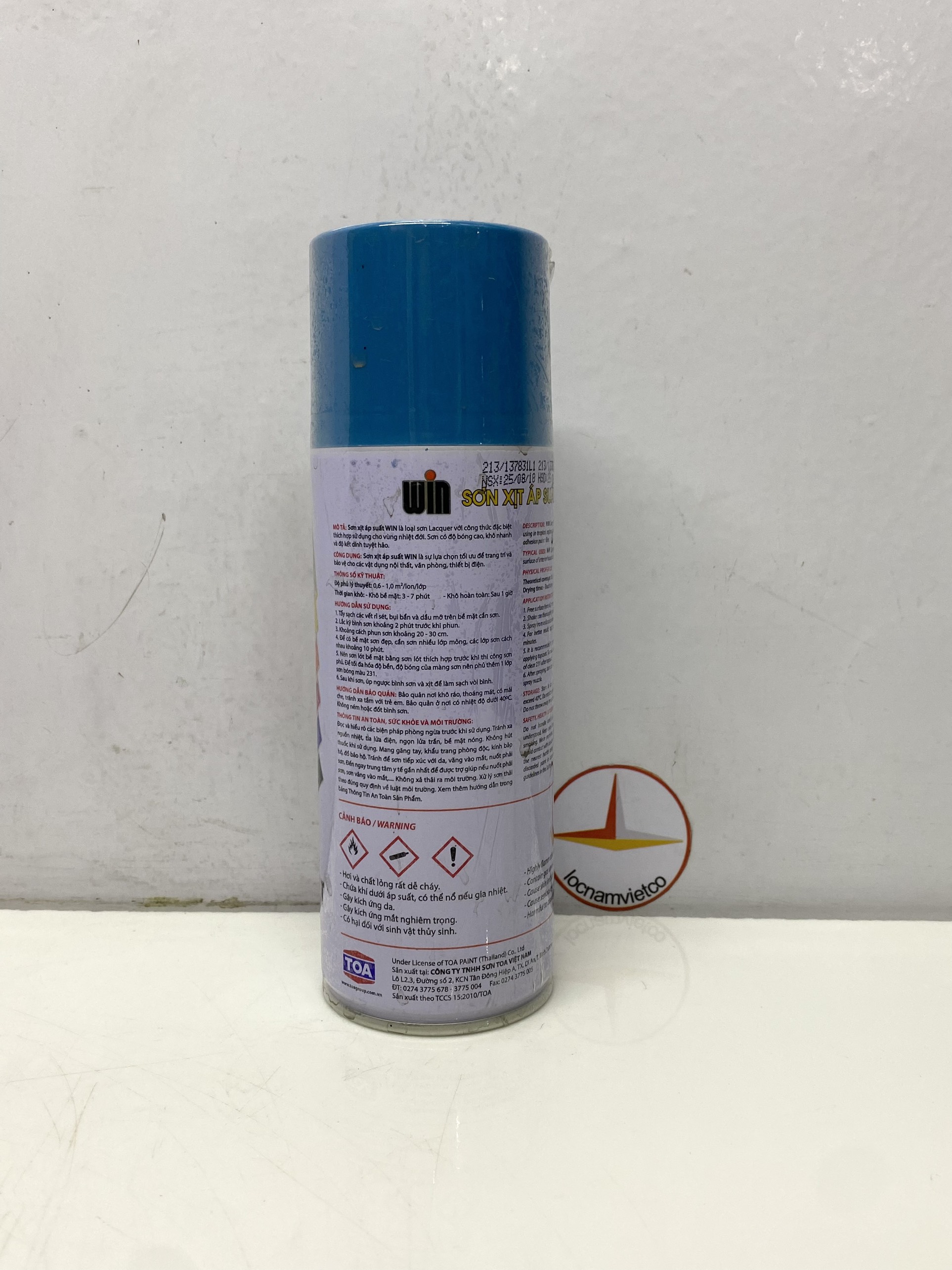Sơn xịt Win màu xanh da trời 224 400ml
