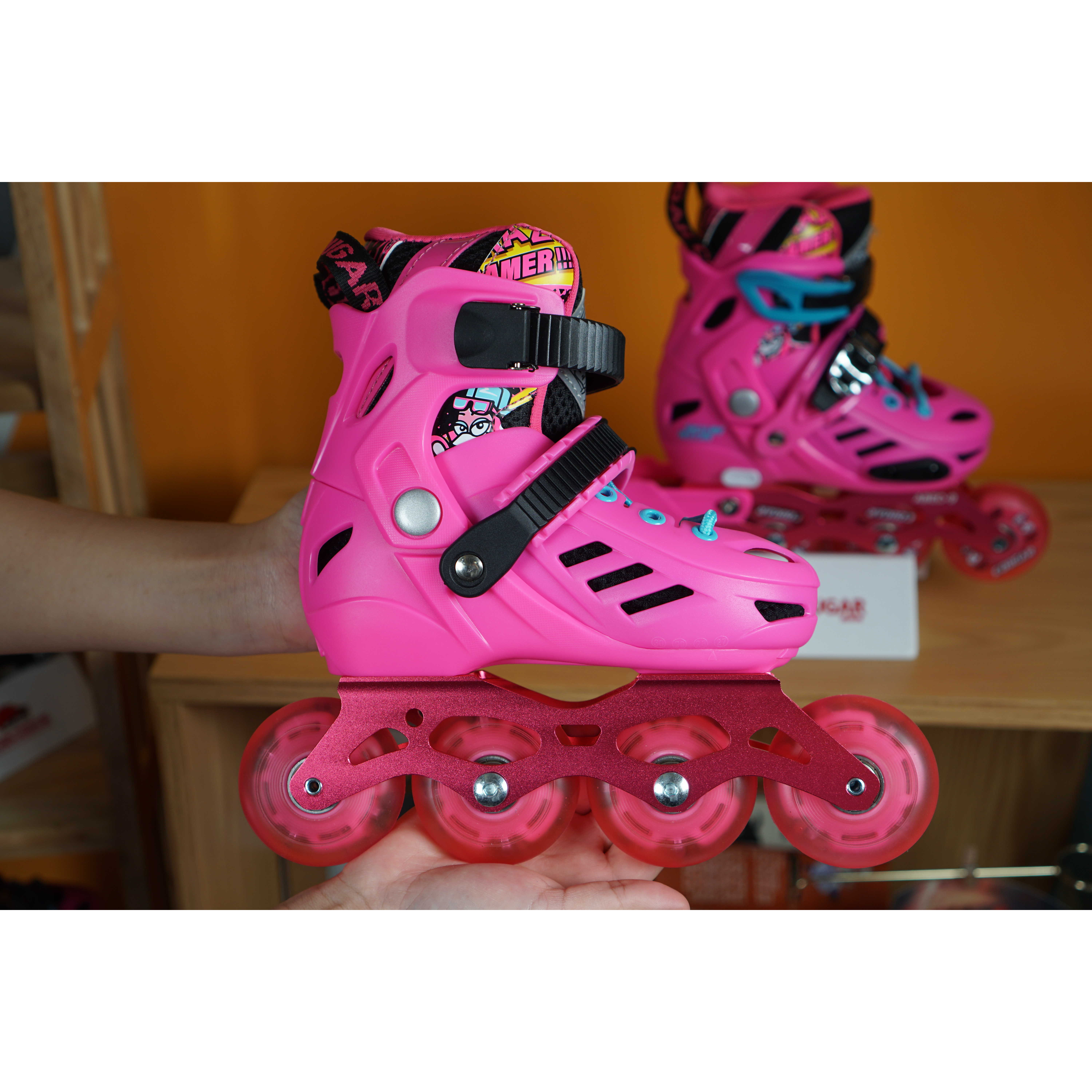 Giày Patin Cougar MZS 313 QS Hồng