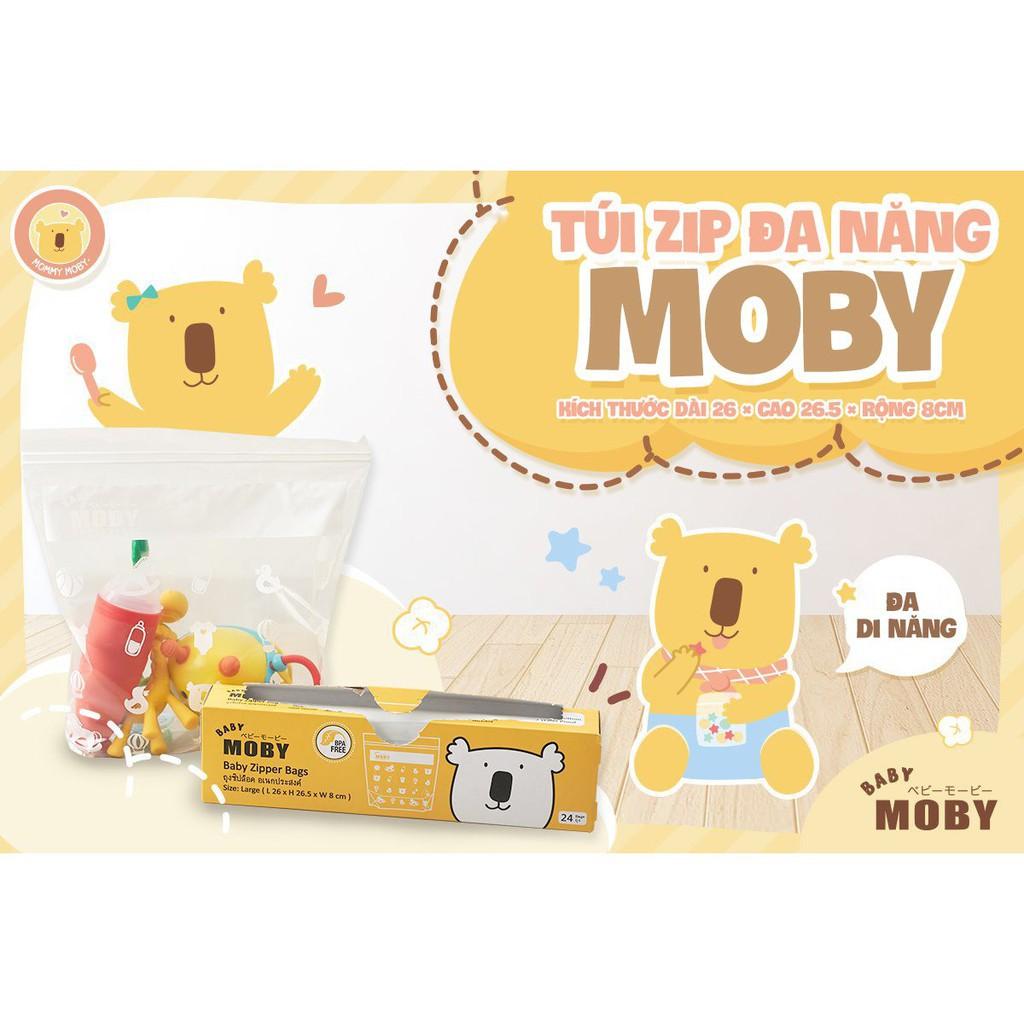 Túi zip đa năng Moby (Hộp 24 Túi)